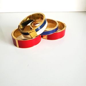 Jcrew enamel bracelets 4 piece lot